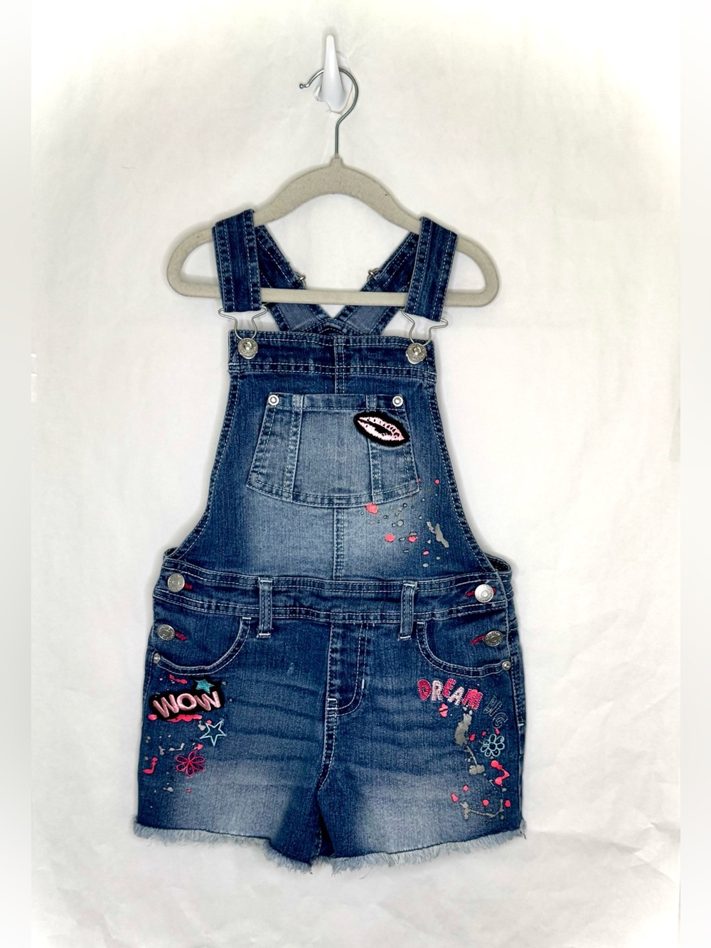 Denim Overall Decorative Shorts By Jordache